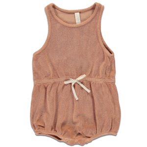 barboteuse terry keno toast bois de rose