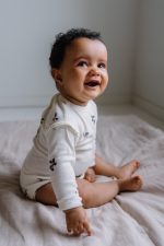 Body bébé motif prunes