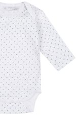 Motif étoiles grises body bébé